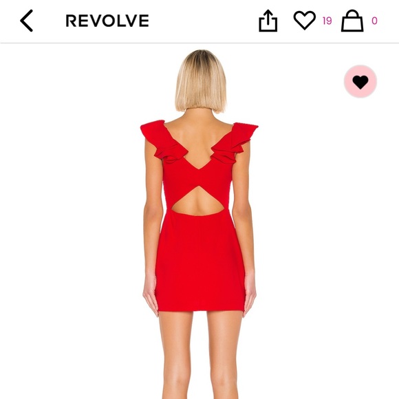 Amanda Richard Gimlet Dress in Lipstick - Picture 4 of 5